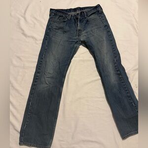 Levi's Blue Denim Straight Leg Jeans